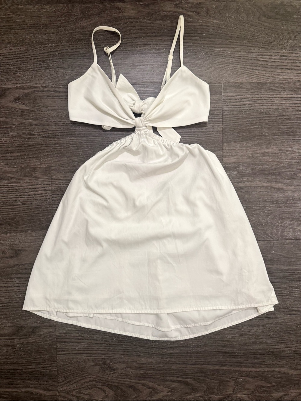Beginning Boutique Amorgos White Mini Dress